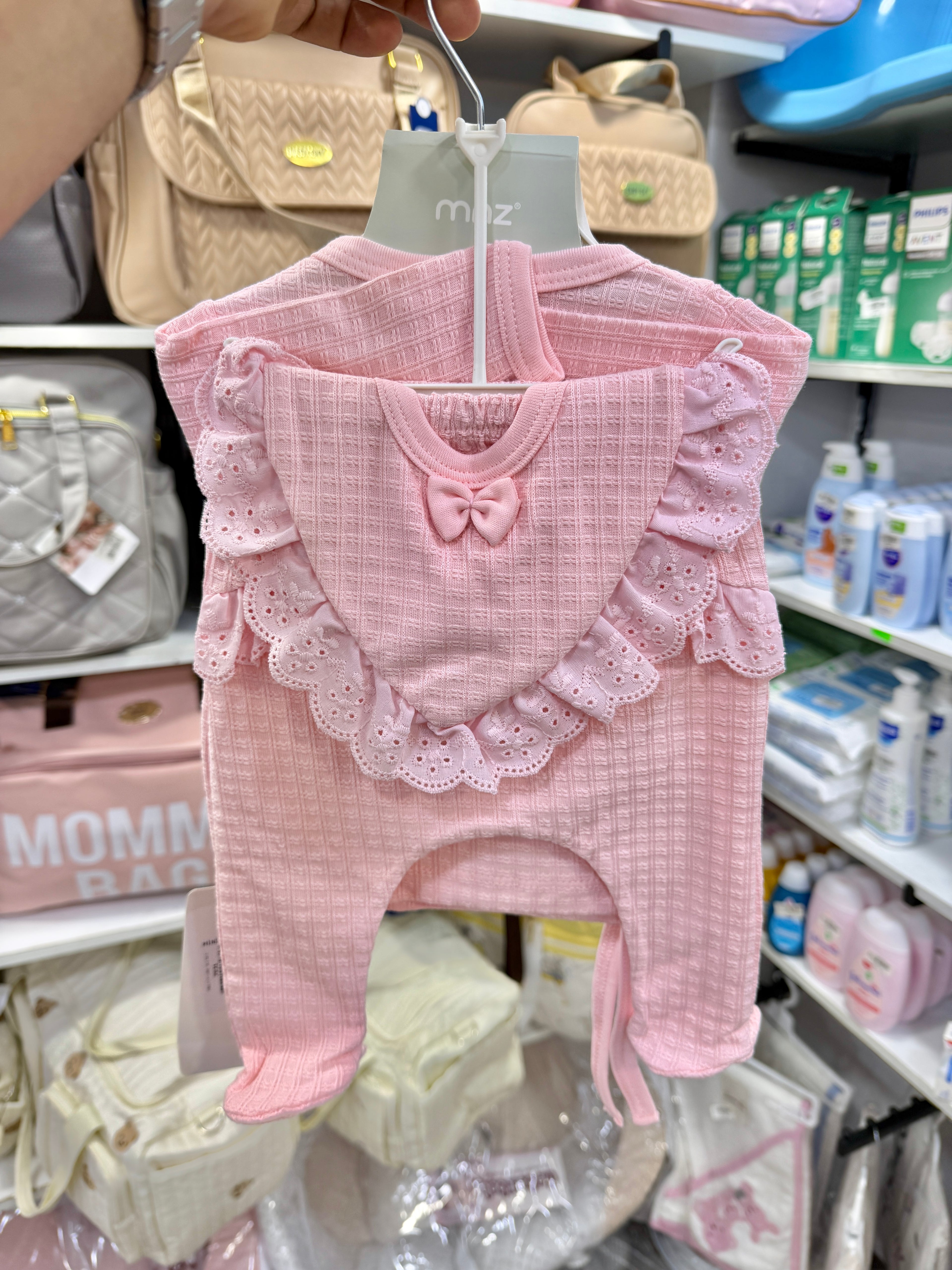 Ensemble bebe 100% coton 0-3 mois