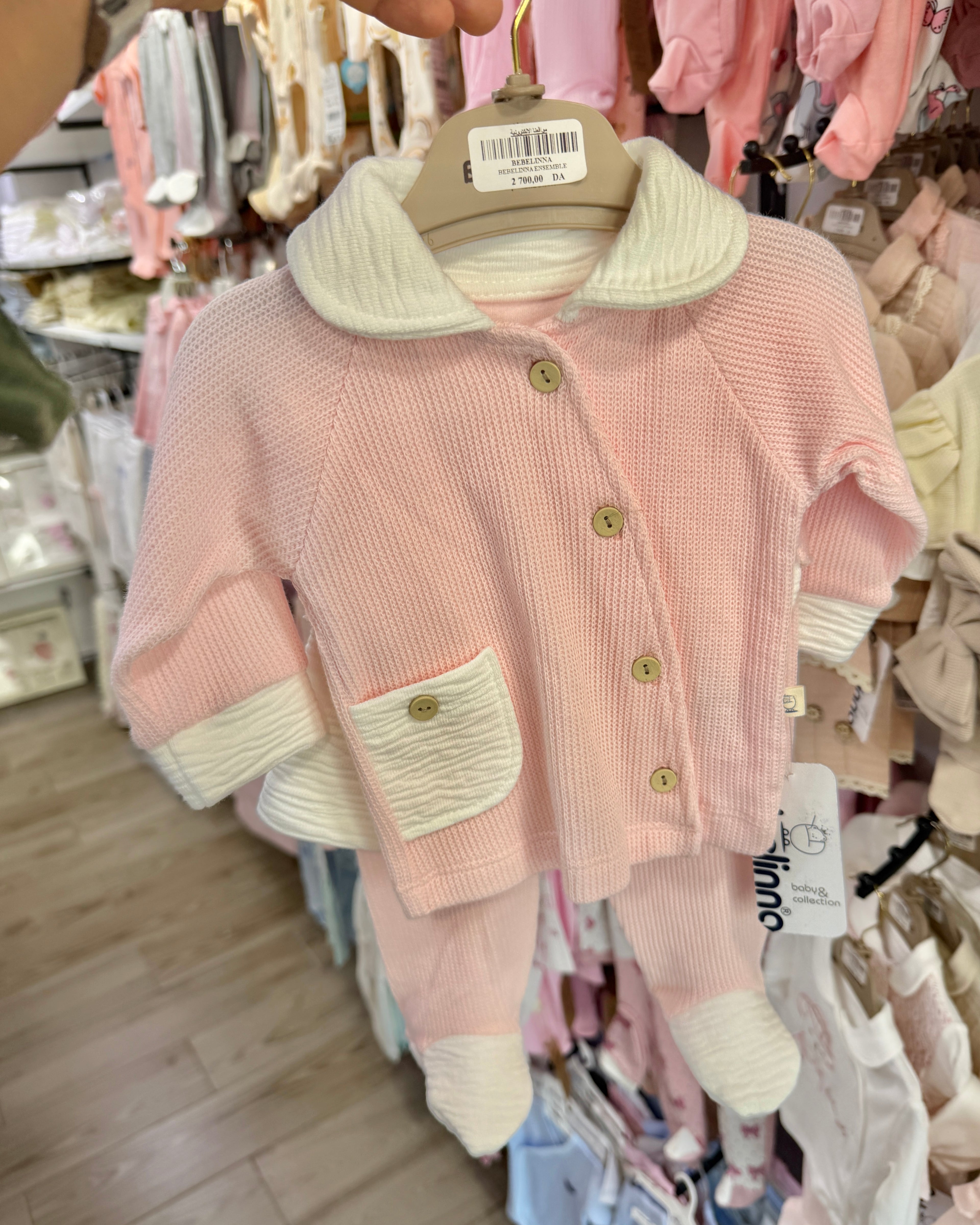 ☀️ Ensemble bébé été 5 pièces en coton doux 🌸 0-3 Mois