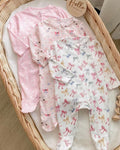Grenouillere pour bébé fille 0-3 mois 100% coton
