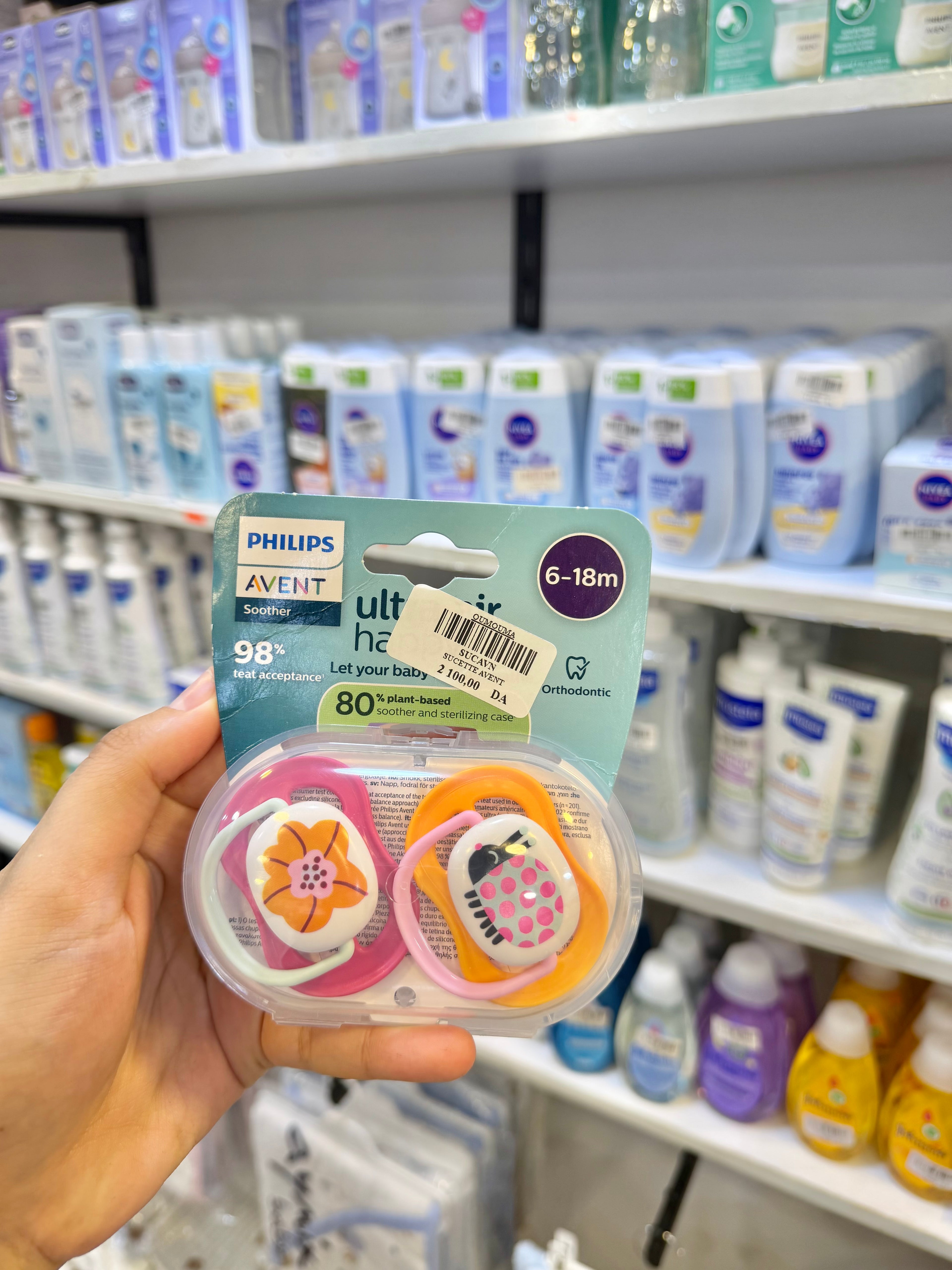 Philips Avent Sucette 6-18 Mois