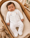 Grenouillère 100% coton 0-6 mois