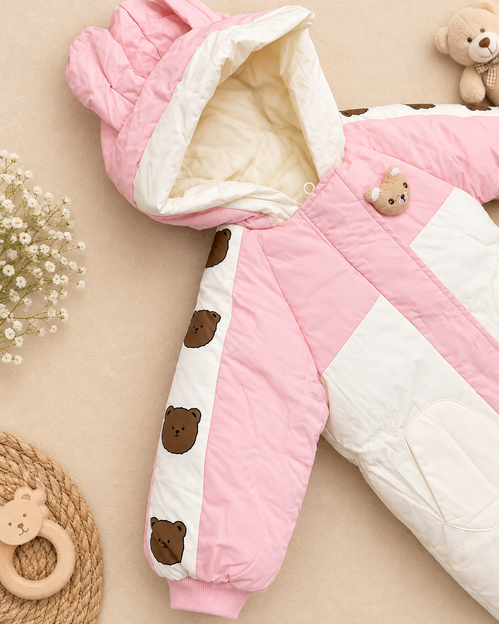 Combinaison pilote hiver ourson bébé COSMOS BEBE