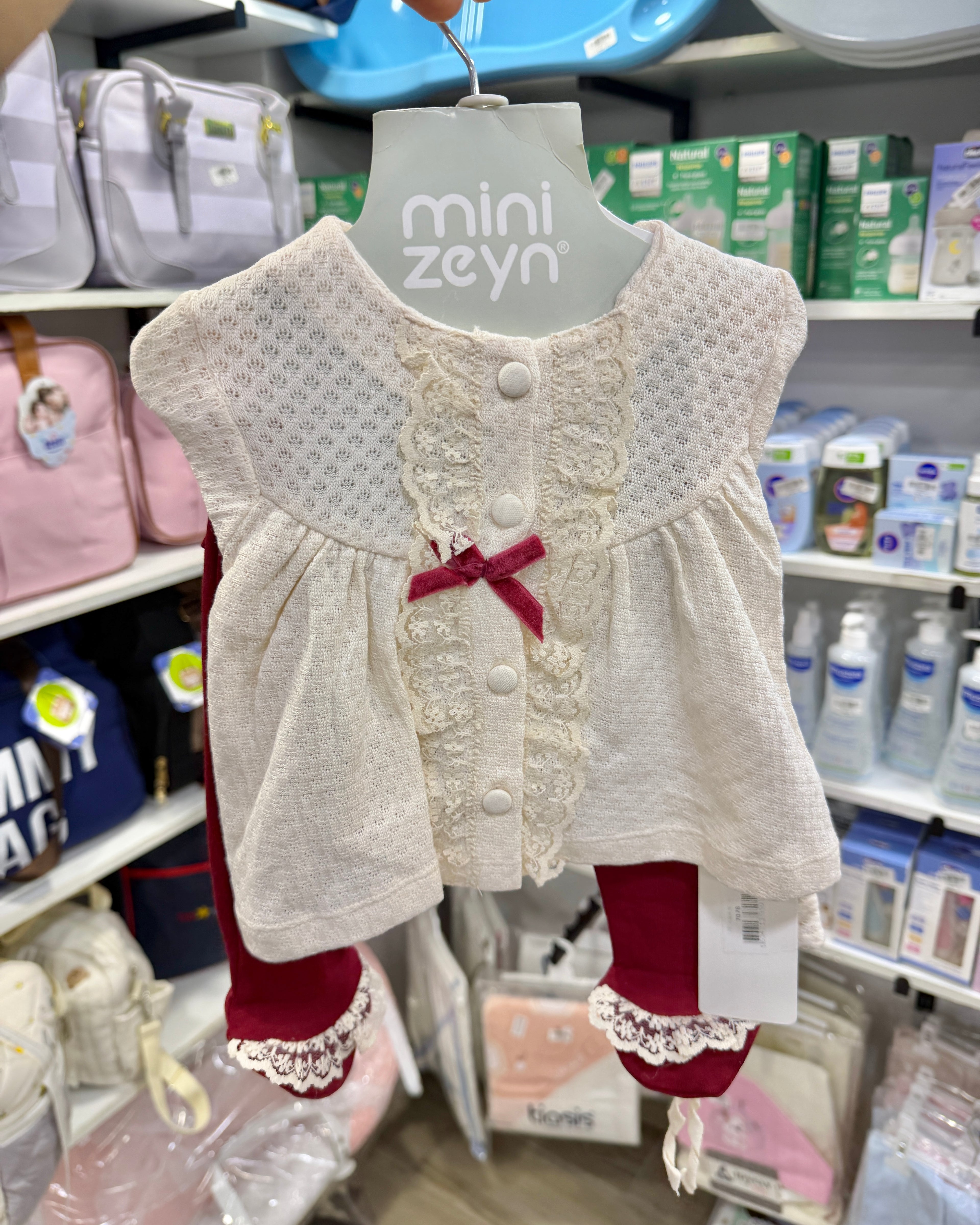 Ensemble bébé 0-3 mois 100% coton