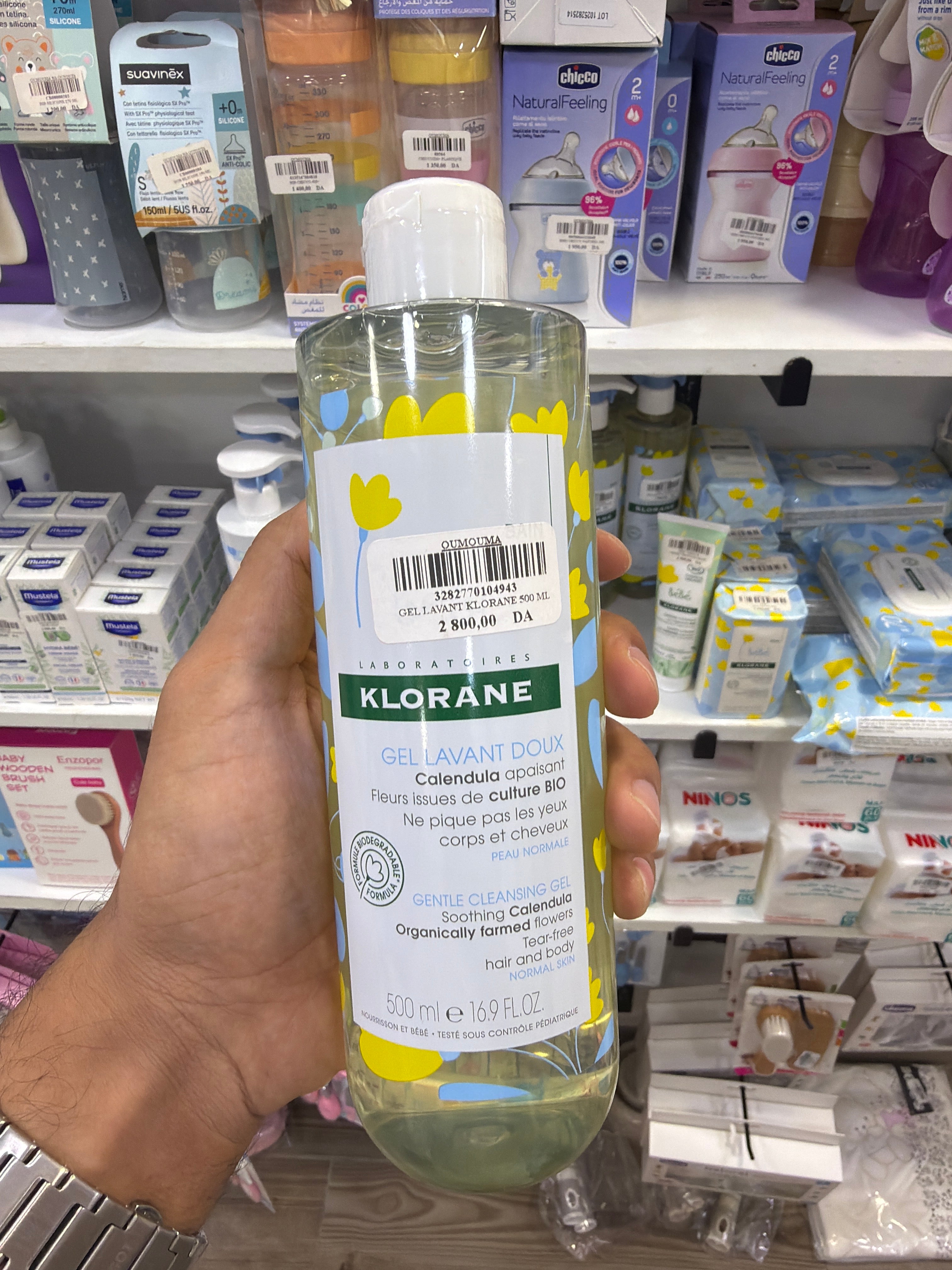 Gel Lavant 500 ML KLORANE