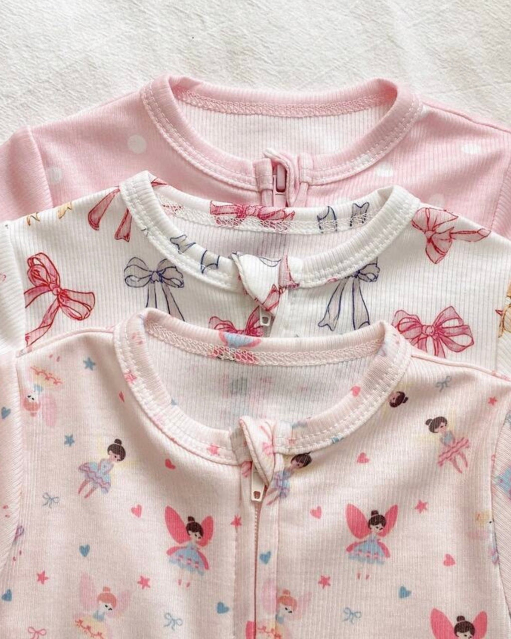 Grenouillere pour bébé fille 0-3 mois 100% coton