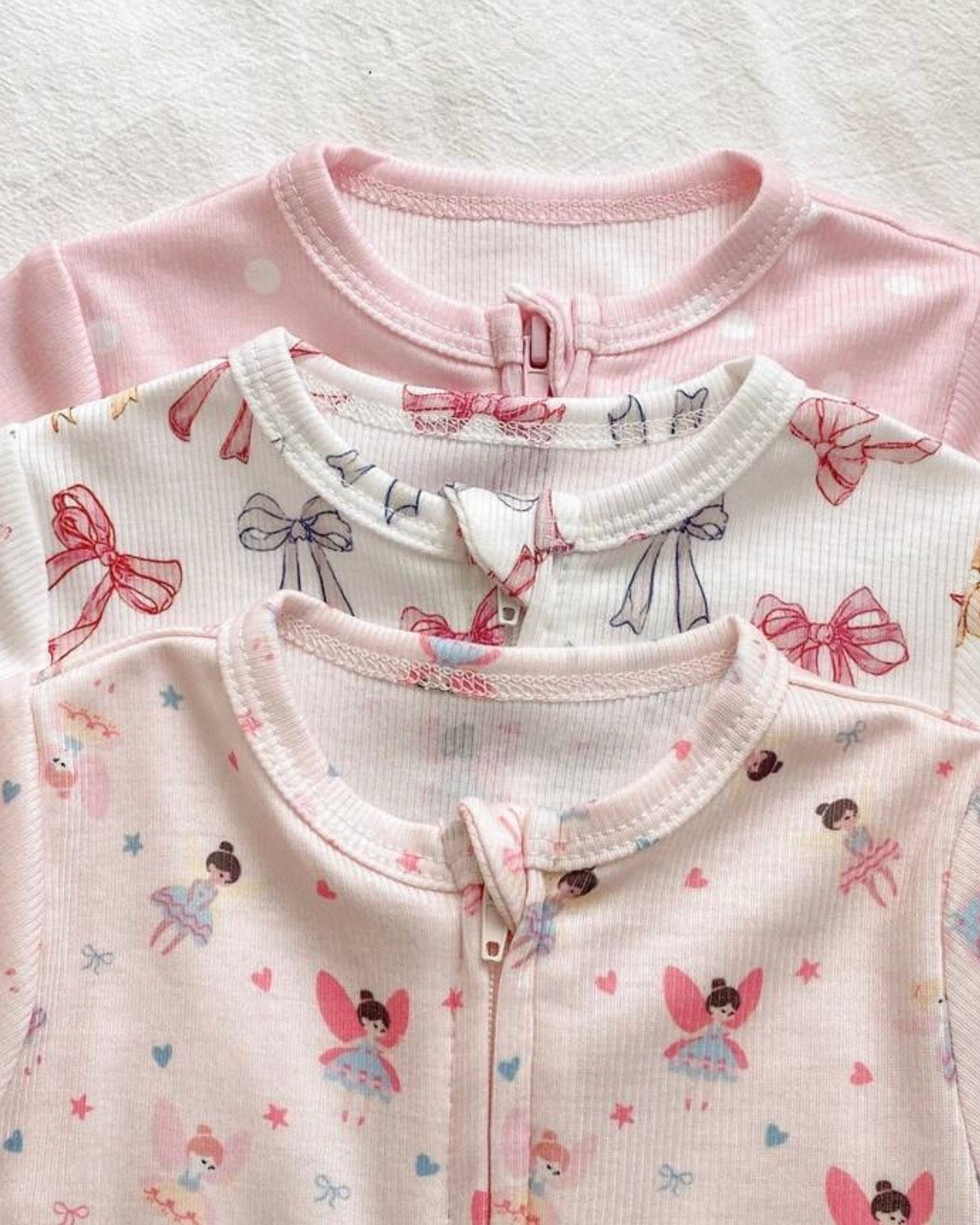 Grenouillere pour bébé fille 0-3 mois 100% coton