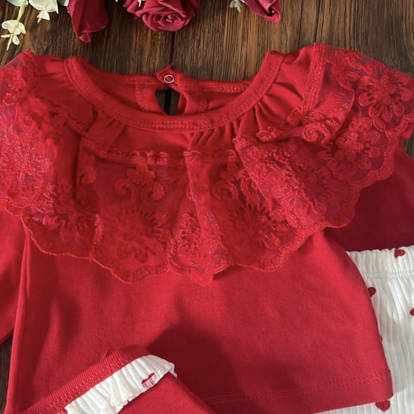 Ensemble bébé 5 pièces cœurs