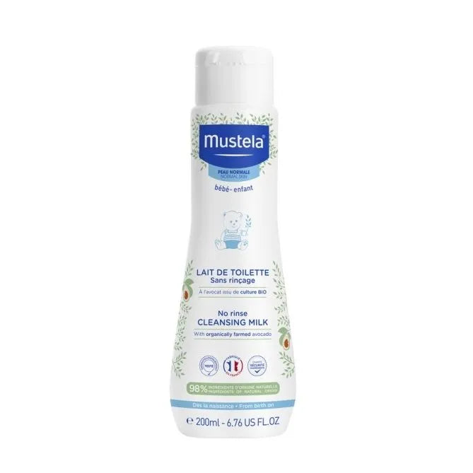 Mustela Lait De Toilette Sans Rinçage 200 ML