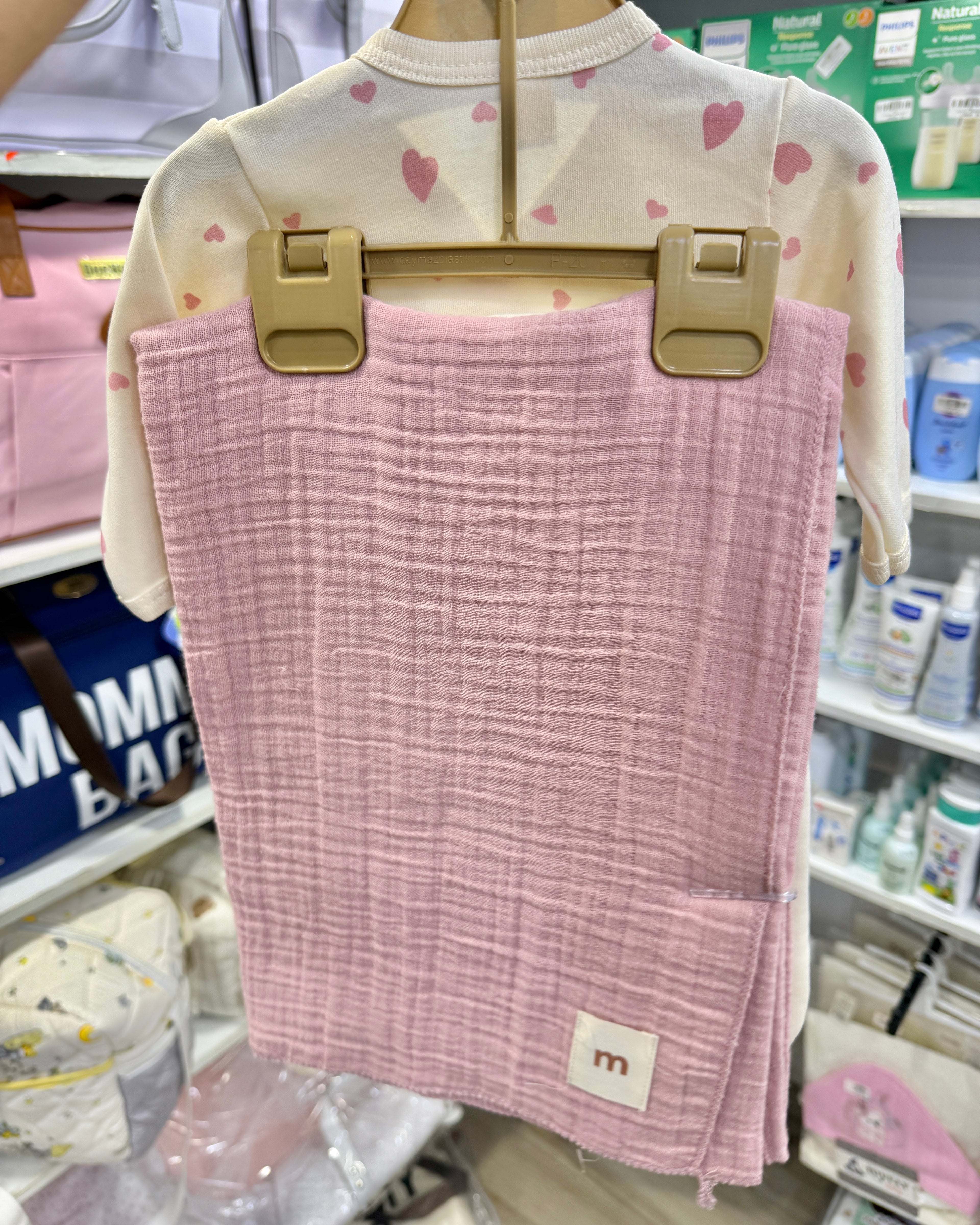 Ensemble 100% coton + plaide pour bebe 0-3 mois