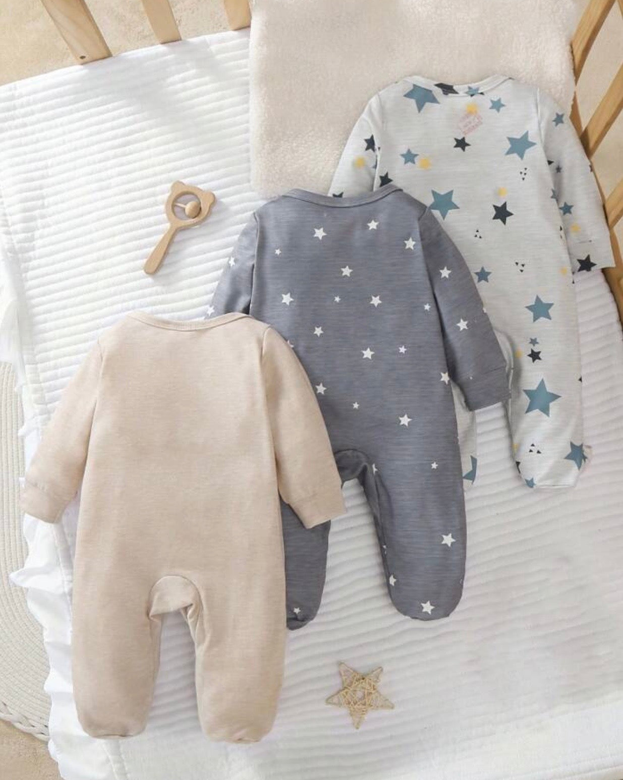 Grenouillere pour bébé 0-3 mois 100% coton
