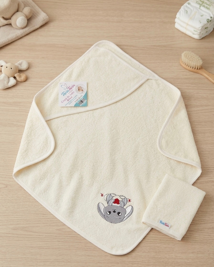 Cape de bain bébé