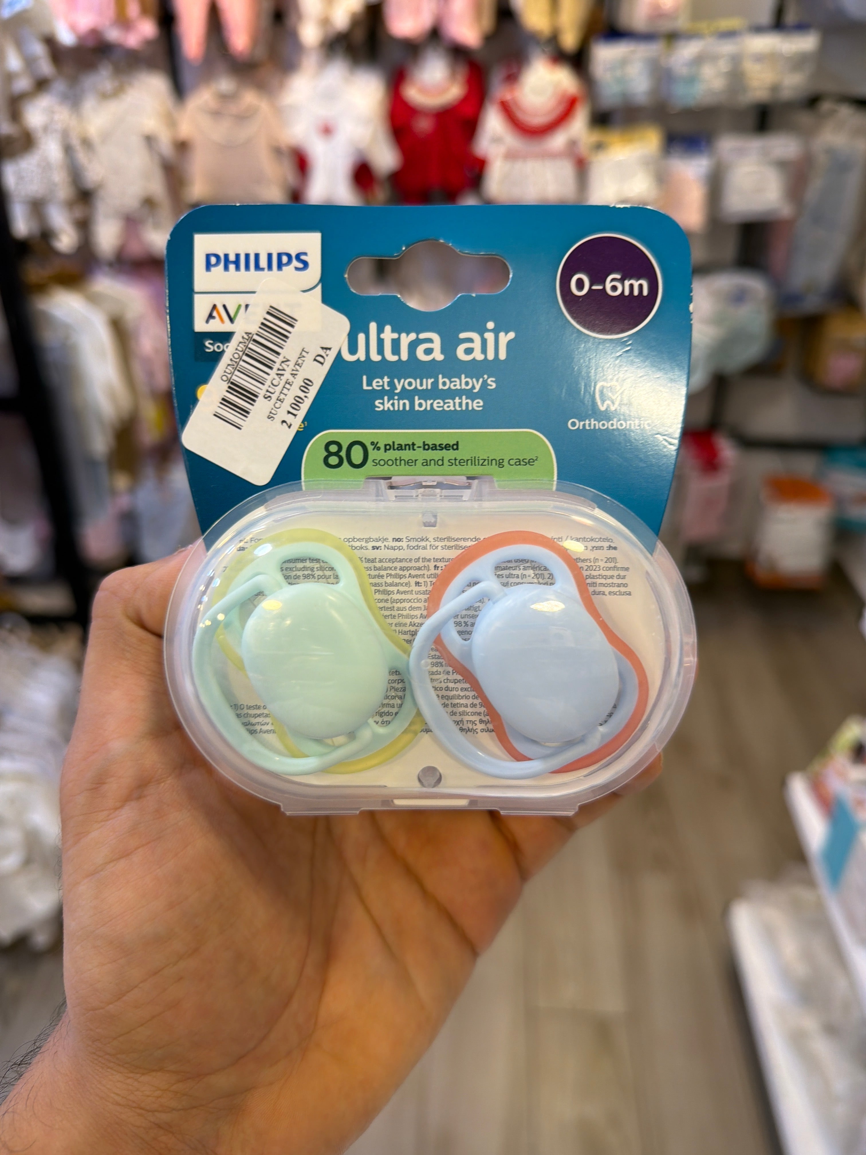 Philips Avent Sucette 0-6 Mois