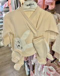 Ensemble petit lapin 5 pieces 0-3 mois