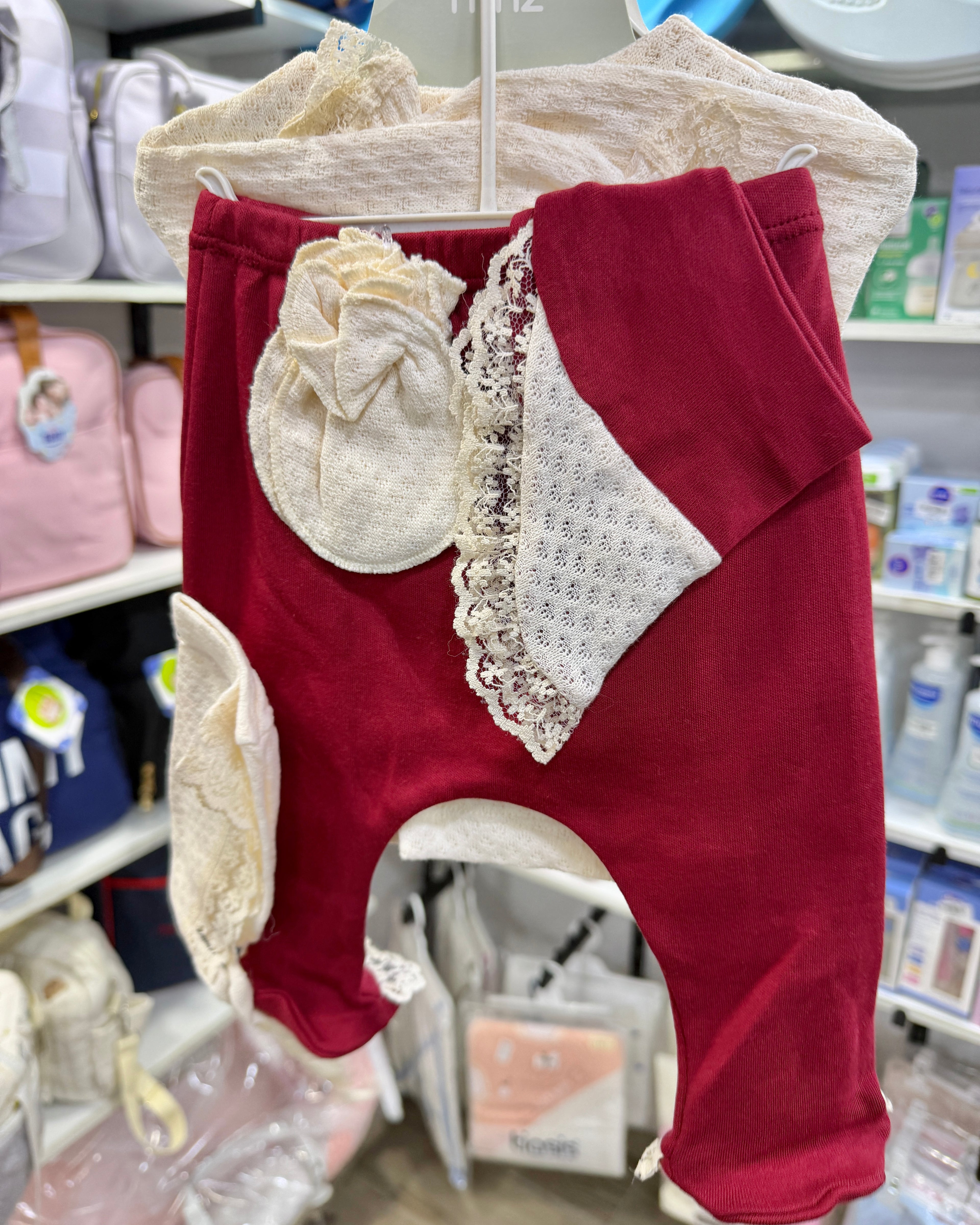 Ensemble bébé 0-3 mois 100% coton