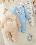 Grenouillere bébé 100% coton 0-3 mois