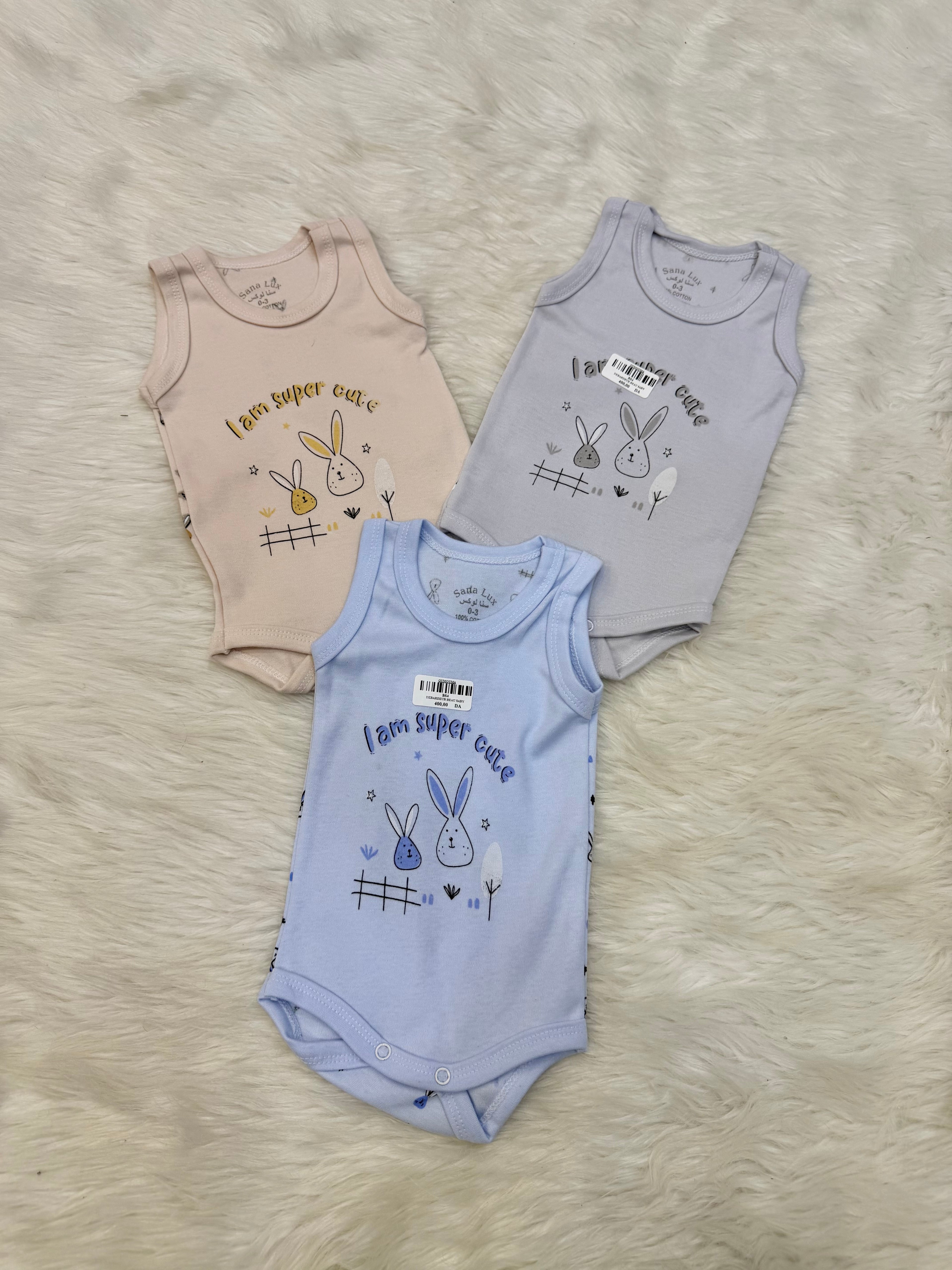 Body Croisé – Douceur et Praticité pour Bébé 0-3 Mois