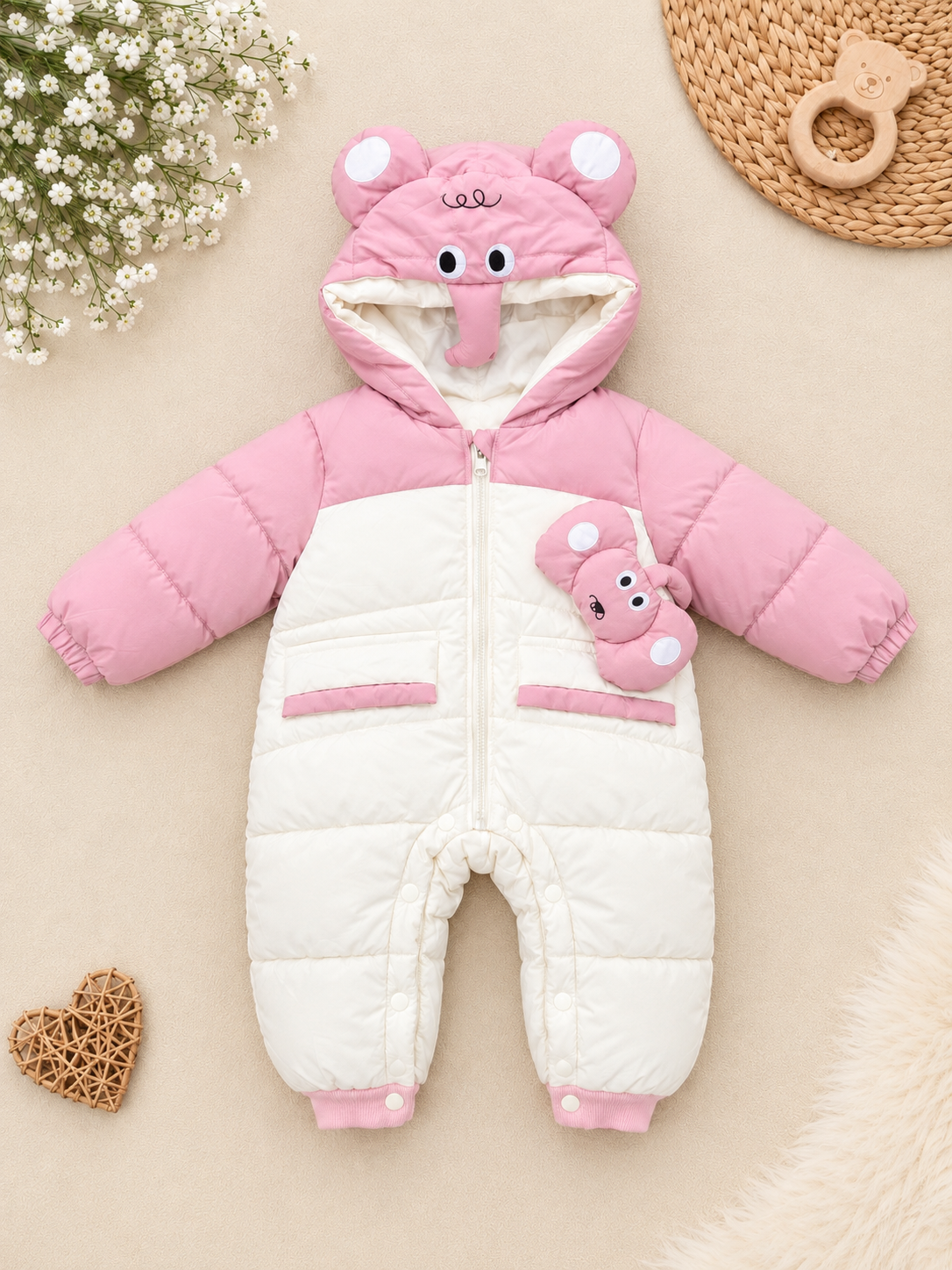 Combinaison pilote hiver éléphant bébé COSMOS BEBE