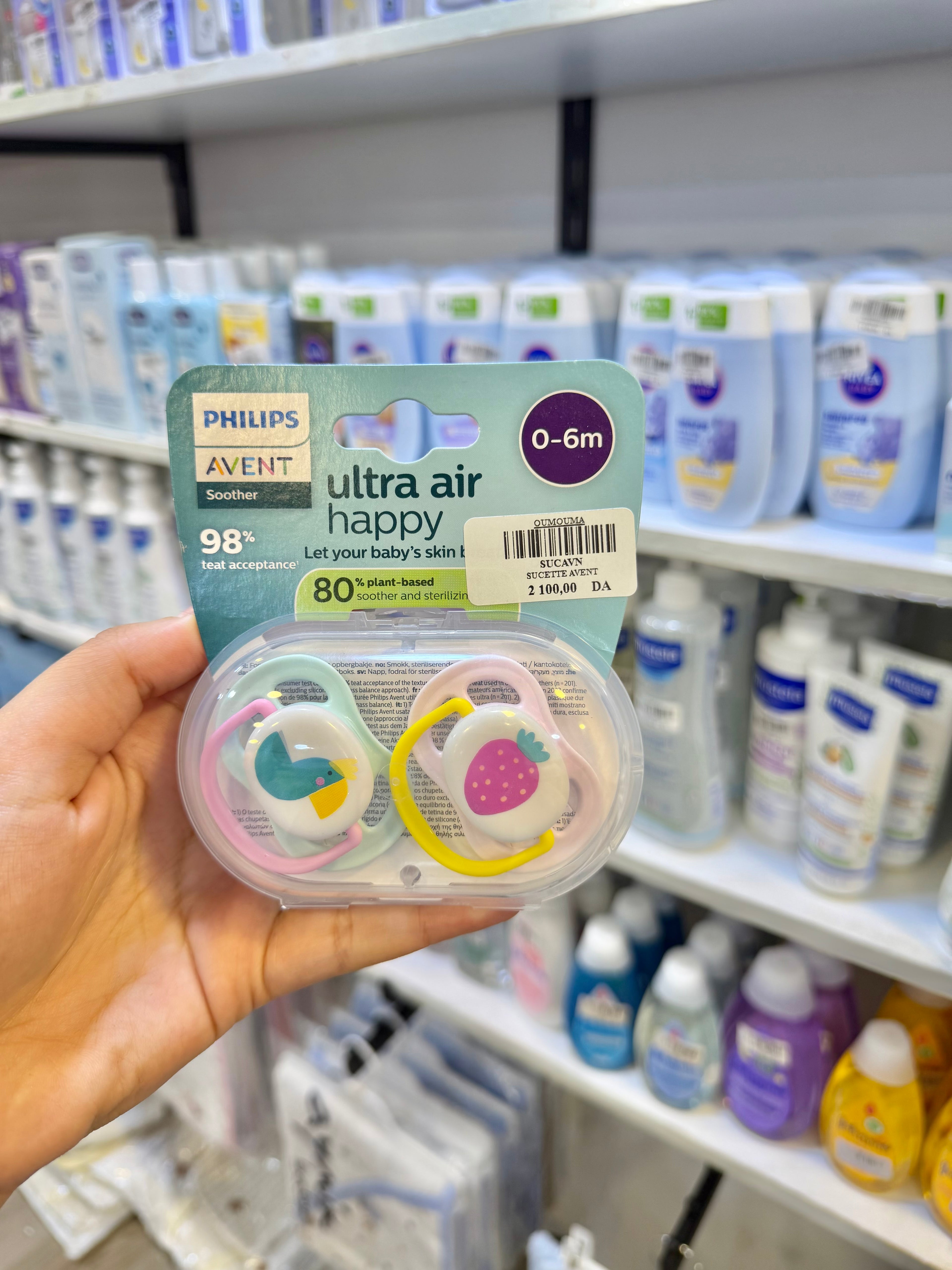Philips Avent Sucette  0-6 mois Soothie Silicone