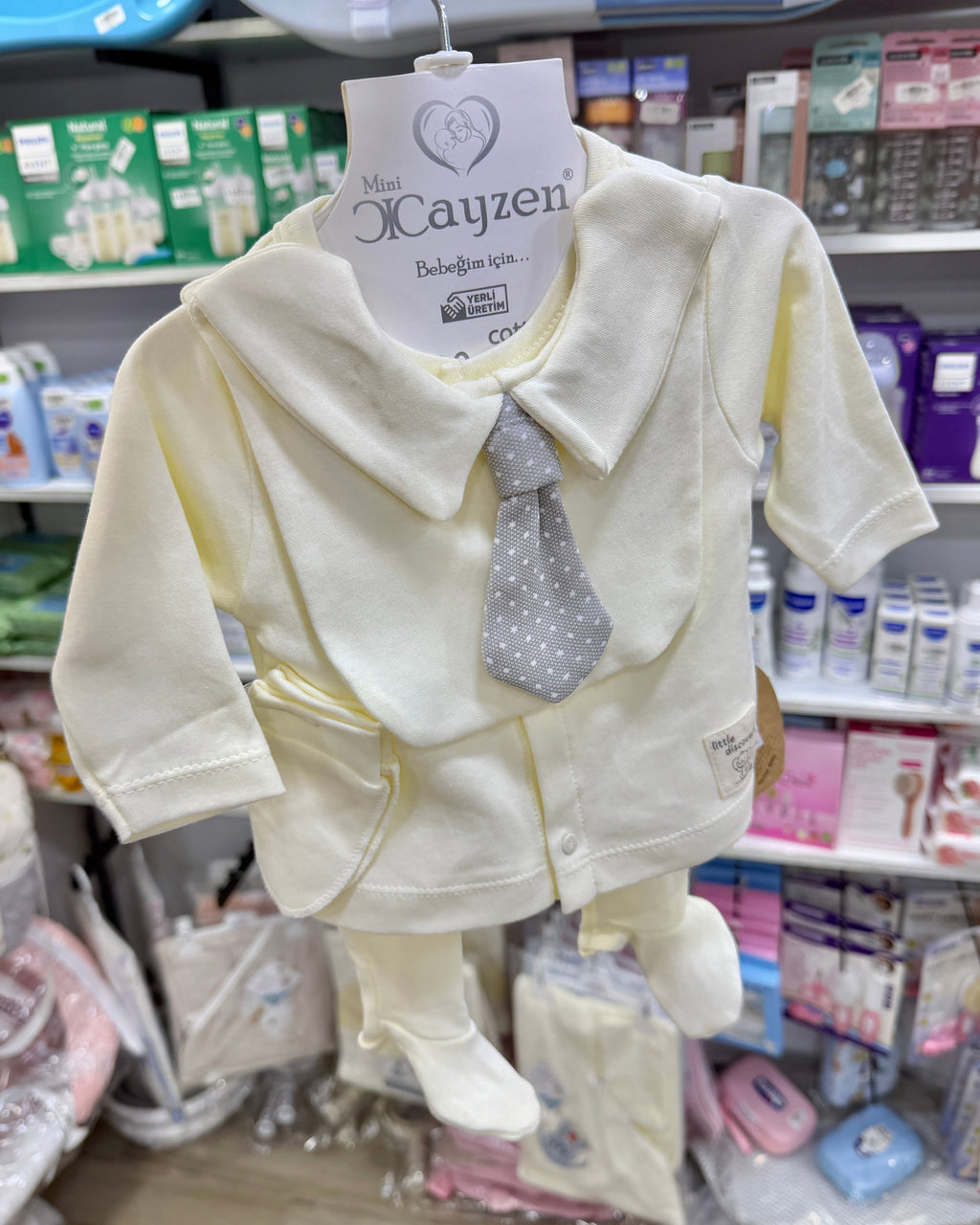 Ensemble mini cayzen 0-3 mois 100% coton