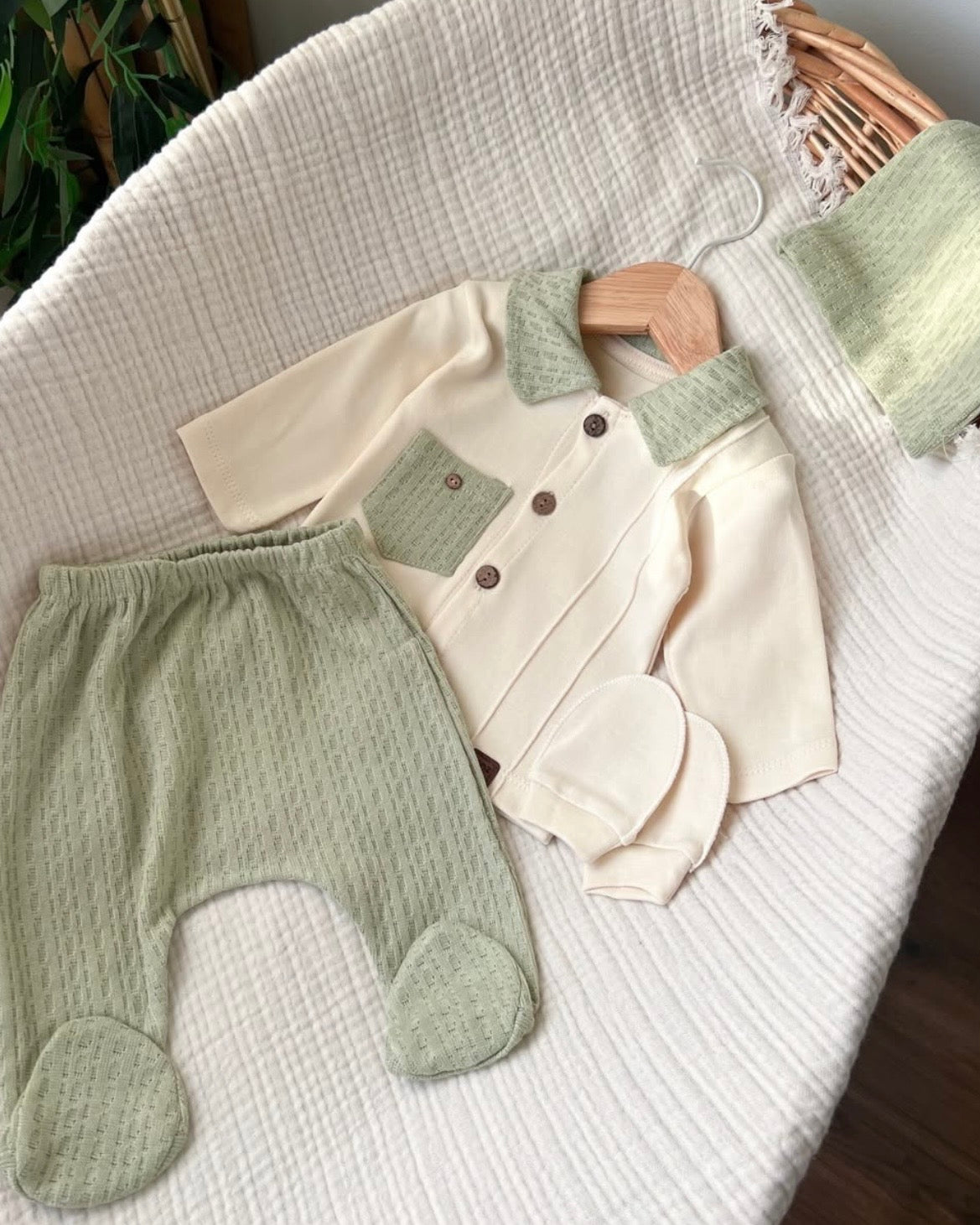 Ensemble de Naissance " élégance " – 5 Pièces