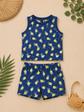 🍍 Ensemble "Tropique Bleu Ananas"
