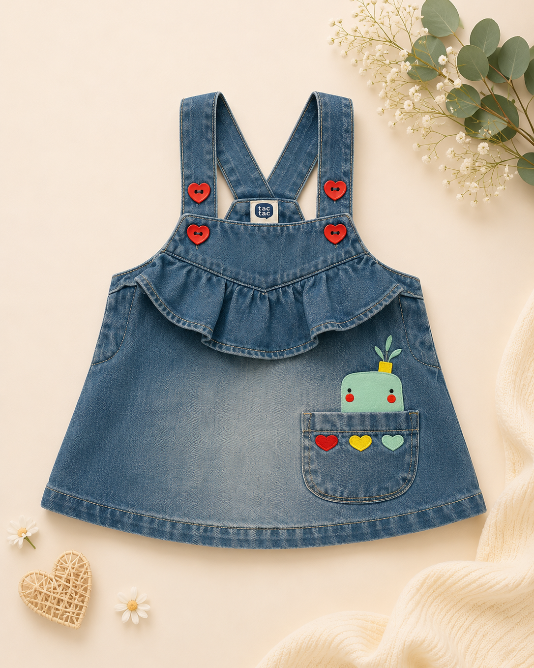 🌿 Ensemble Salopette "Petit Explorateur Jungle" – Prêt pour l'Aventure !