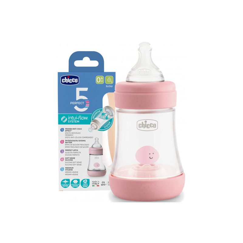 CHICCO Biberon Perfect 5 en silicone  150 ML