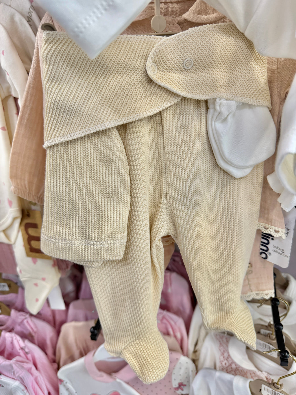☀️ Ensemble bébé été 5 pièces en coton doux 🌸 0-3 Mois
