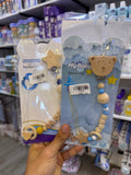 Attache-Tétine en Bois et Silicone – Collection "My Baby"