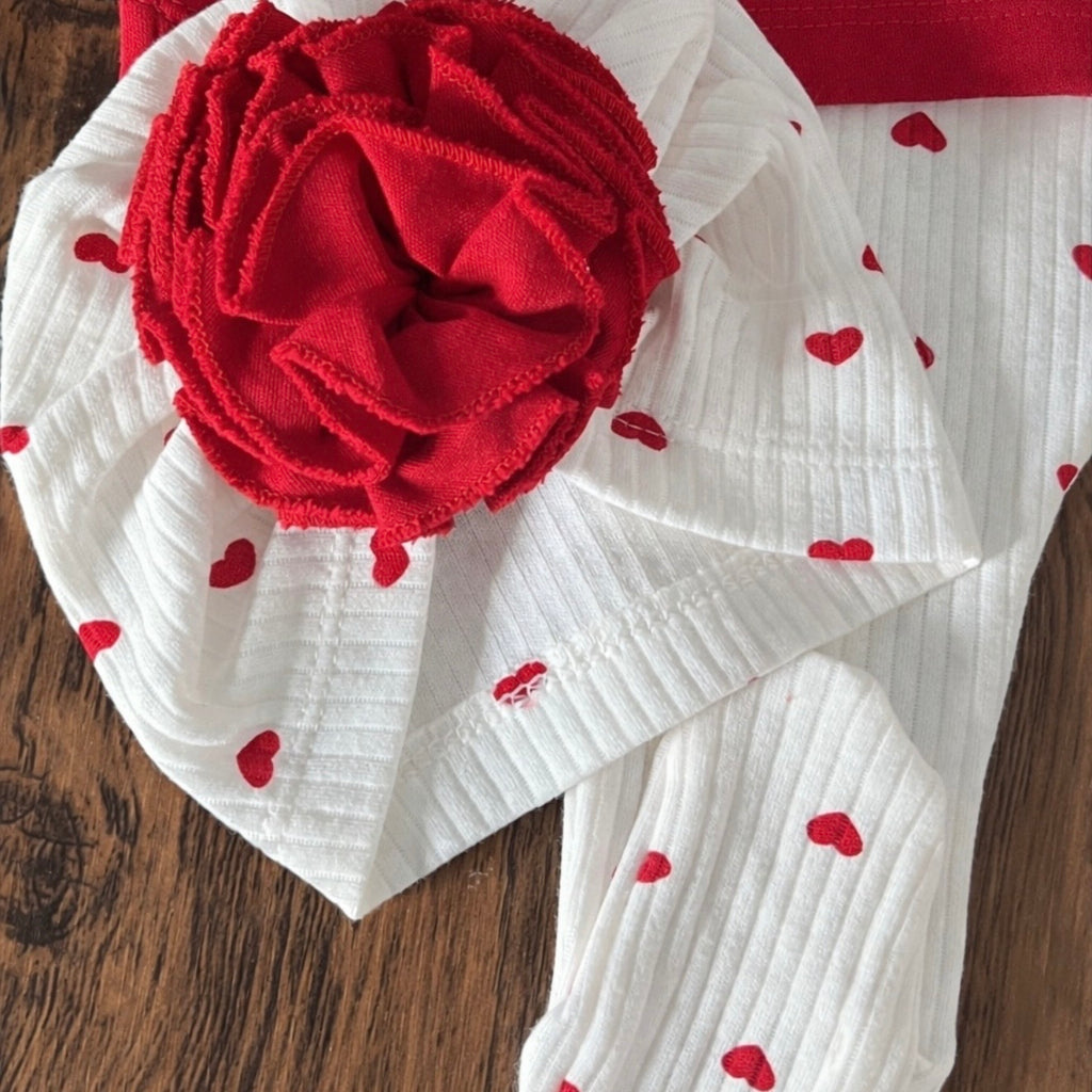 Ensemble bébé 5 pièces cœurs
