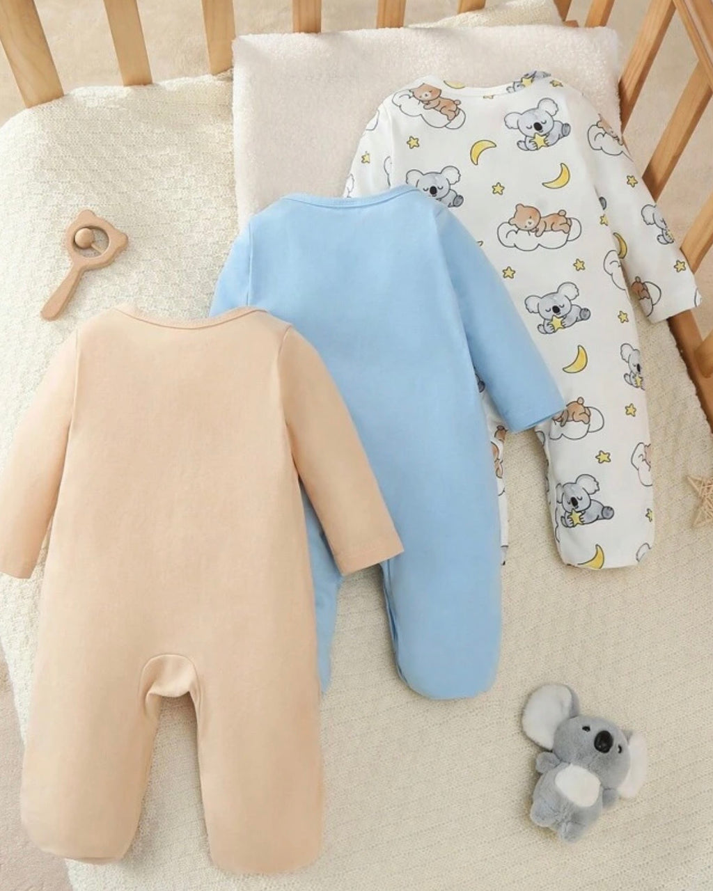 Grenouillere bébé 100% coton 0-3 mois
