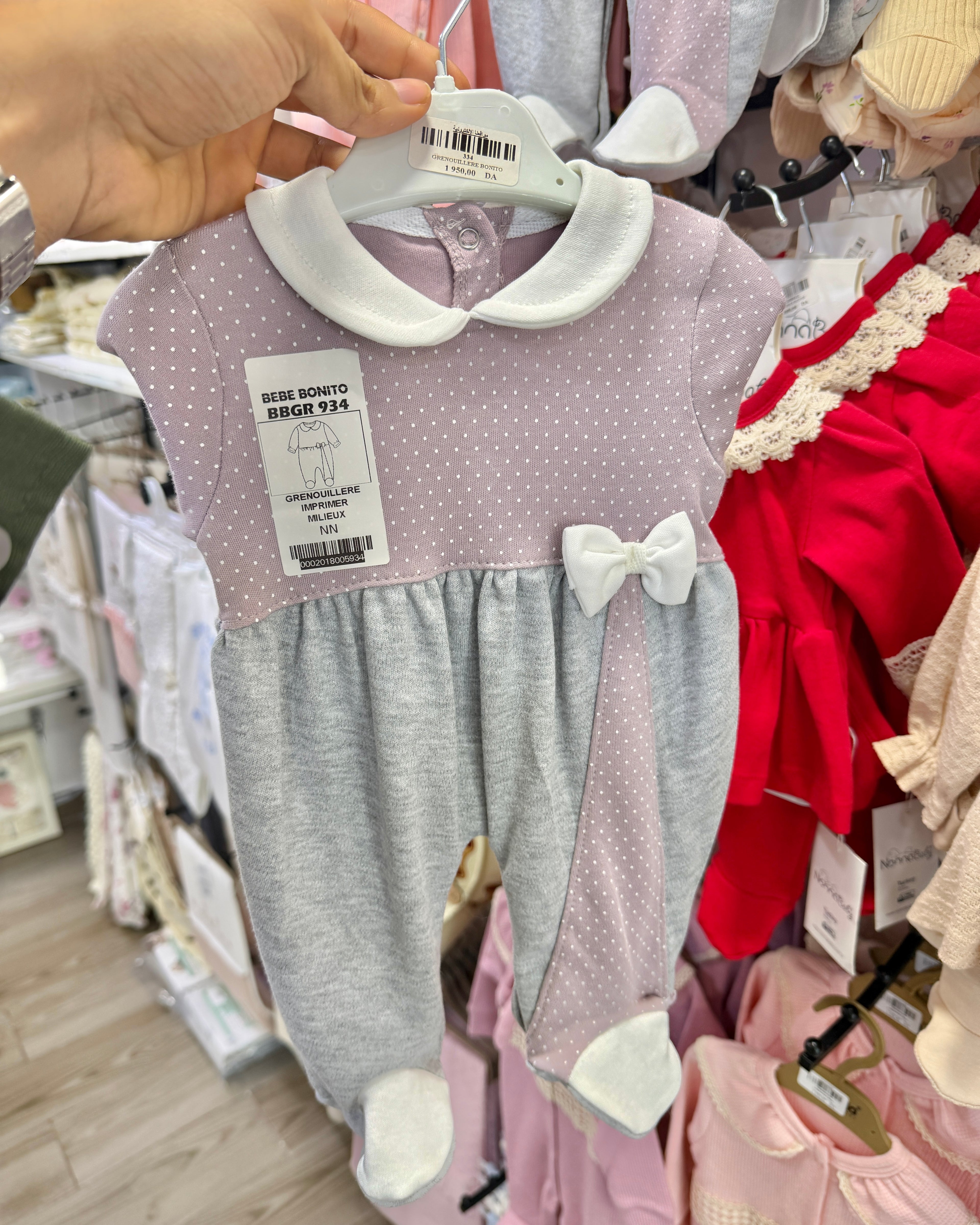 🌸 Grenouillere Bébé Fille – Confort & Douceur au Quotidien 👶 0-3/3-6