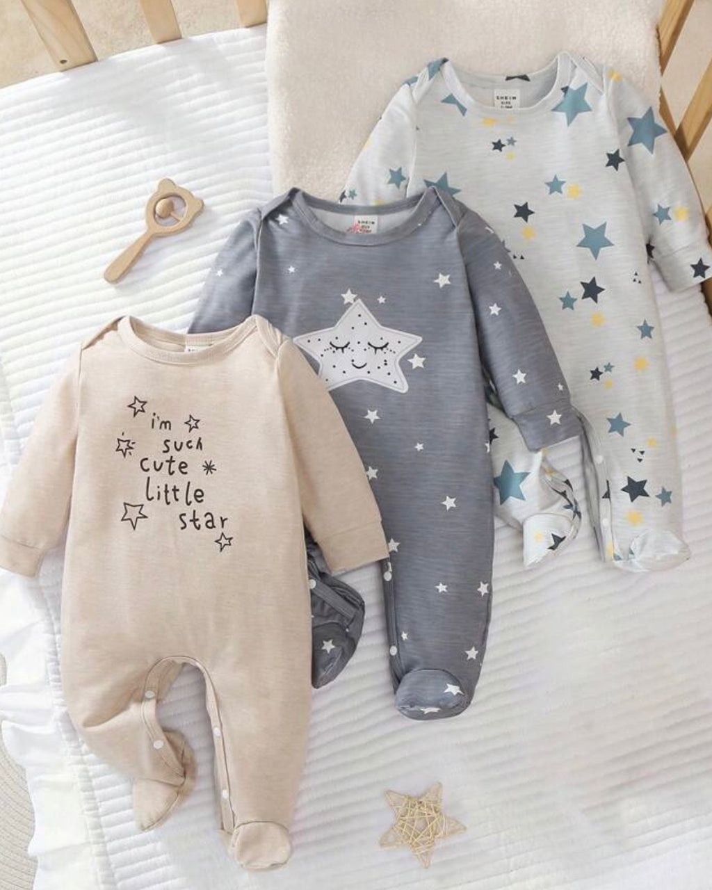 Grenouillere pour bébé 0-3 mois 100% coton