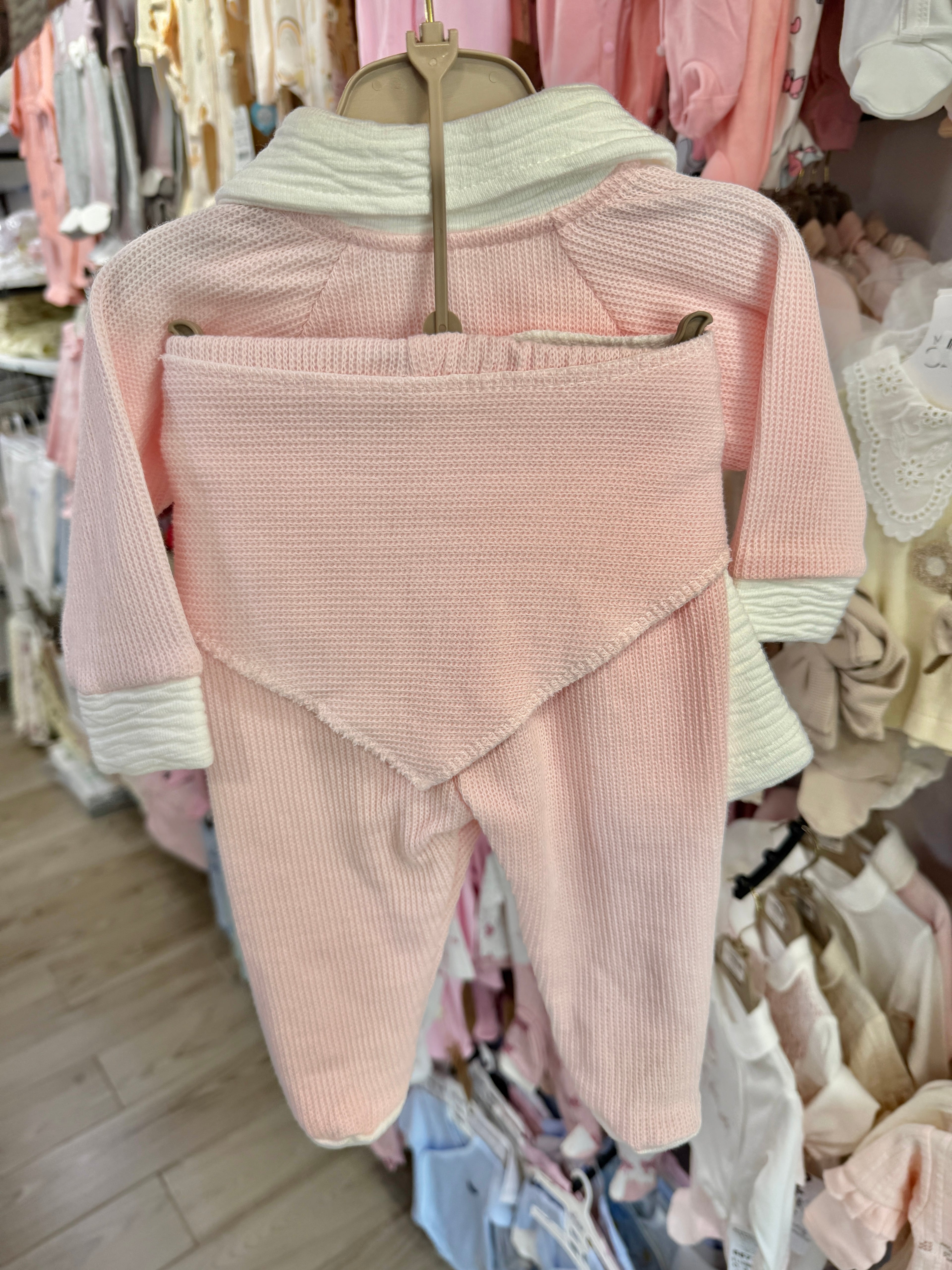 ☀️ Ensemble bébé été 5 pièces en coton doux 🌸 0-3 Mois