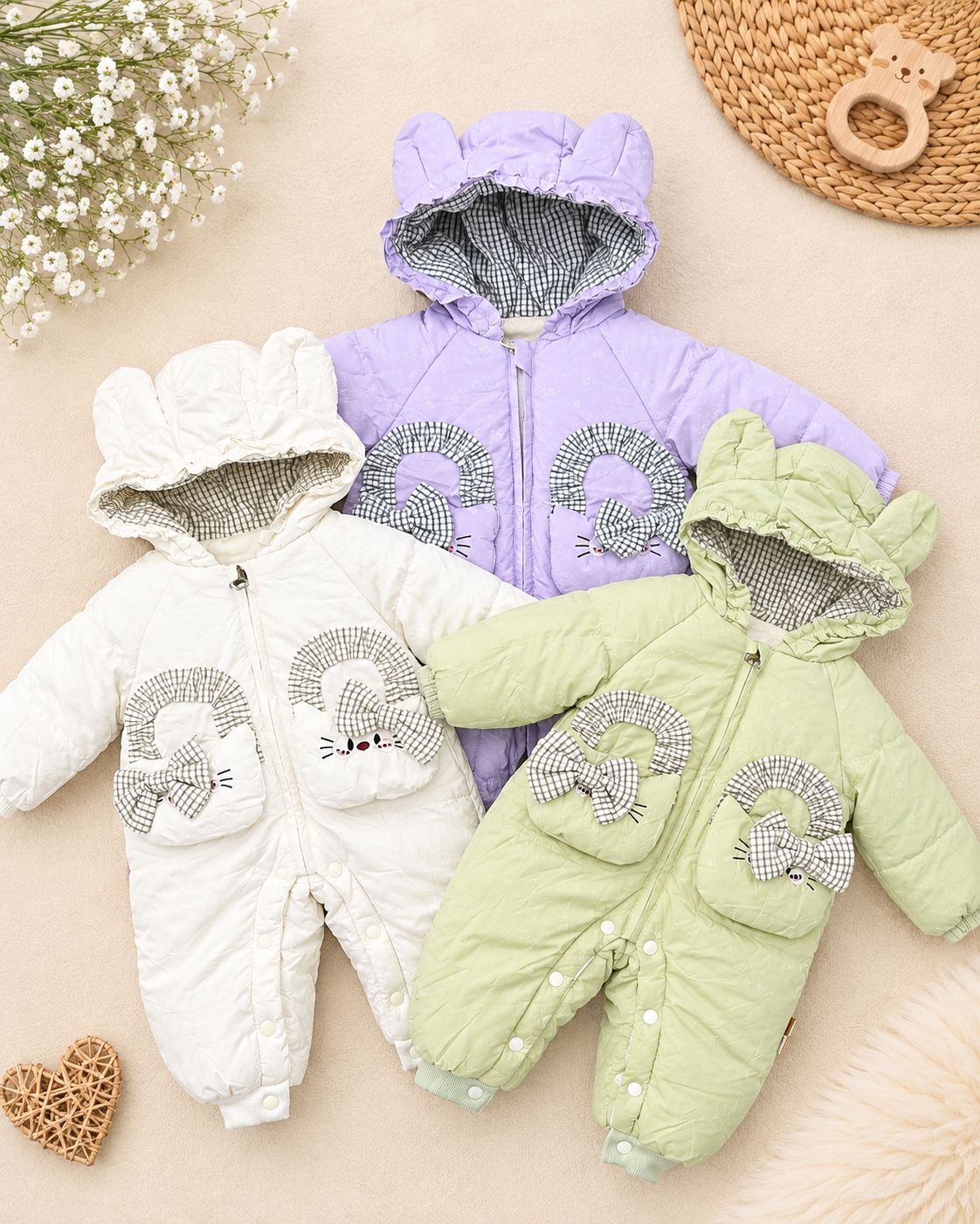Combinaison pilote hiver chaton bébé COSMOS BEBE