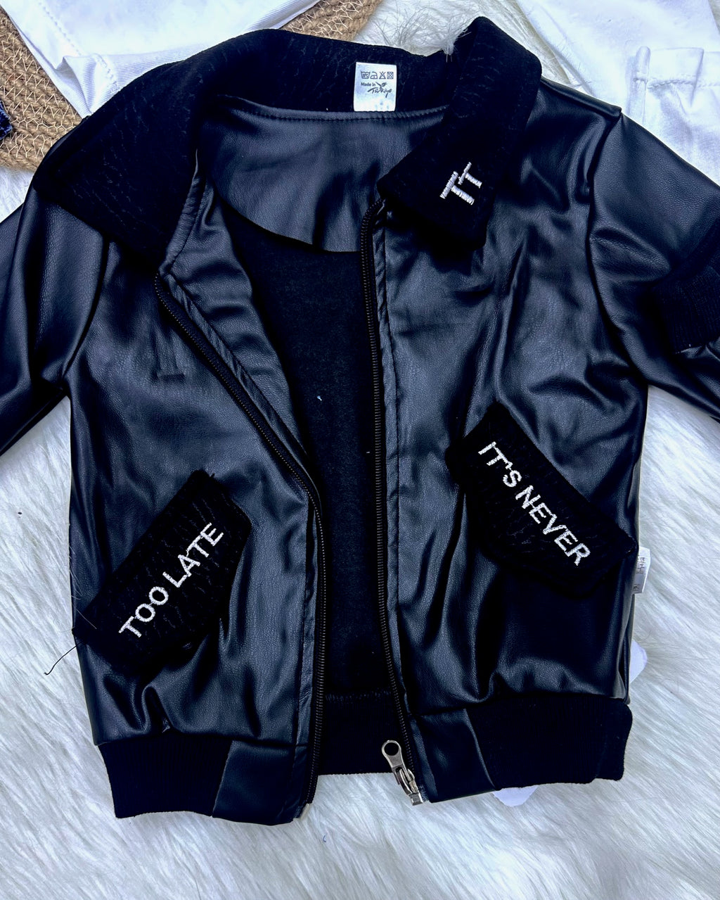 Ensemble "Petit Aventurier" – Veste Aviateur & Jean