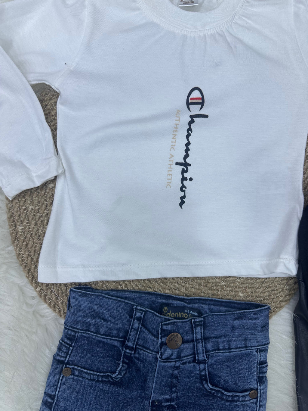 Ensemble "Petit Aventurier" – Veste Aviateur & Jean