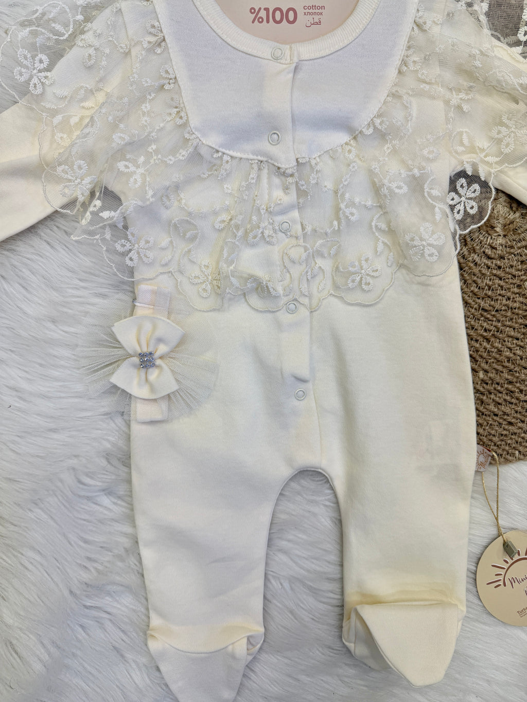 Grenouillère  en Dentelle