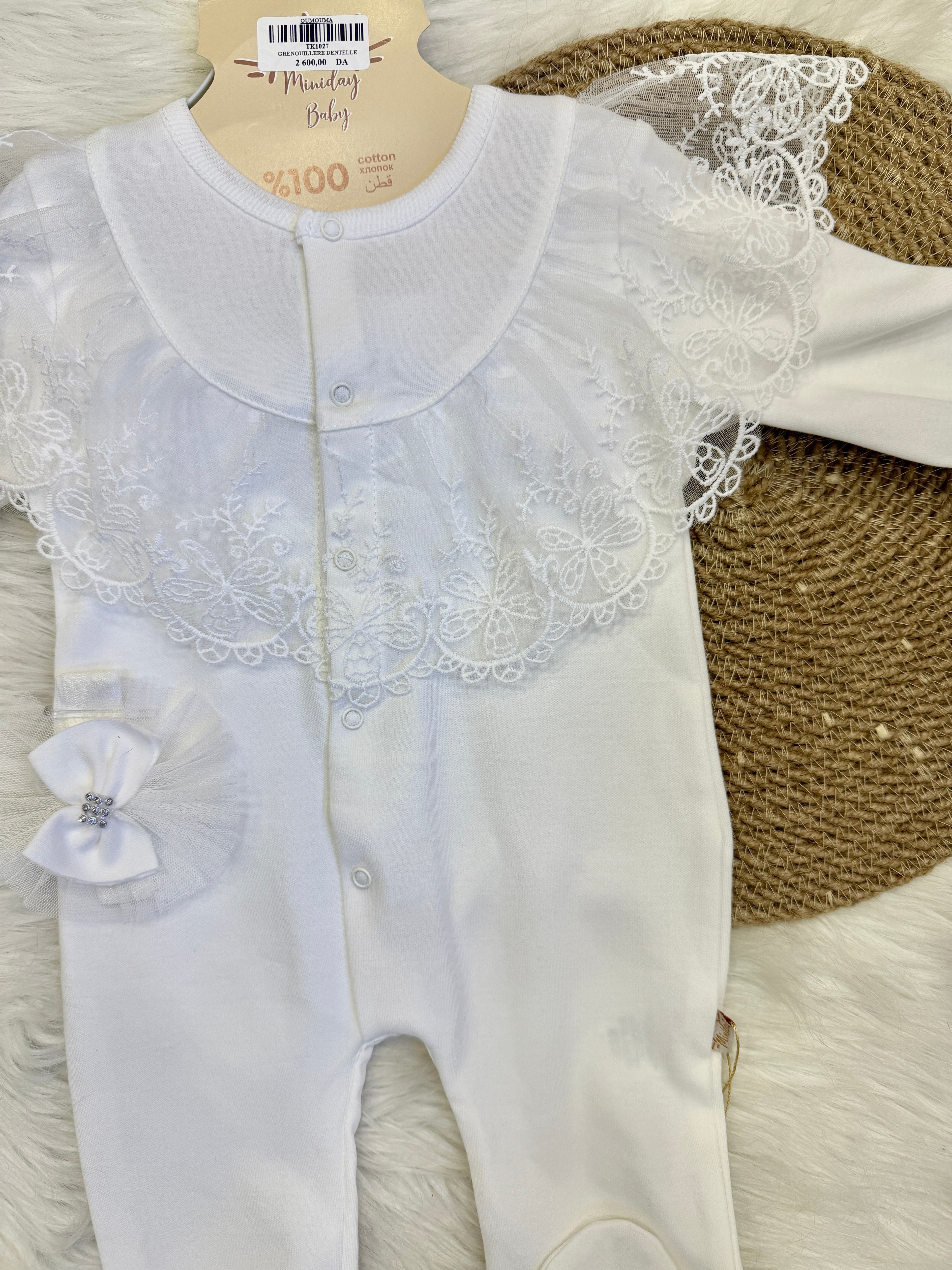 Grenouillère  en Dentelle