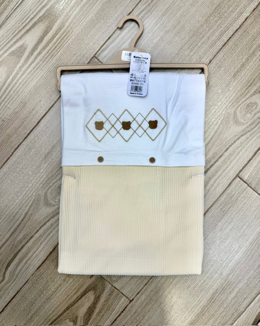 Plaide pour bébé motif oursin