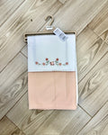 Plaide pour bébé motif fleur