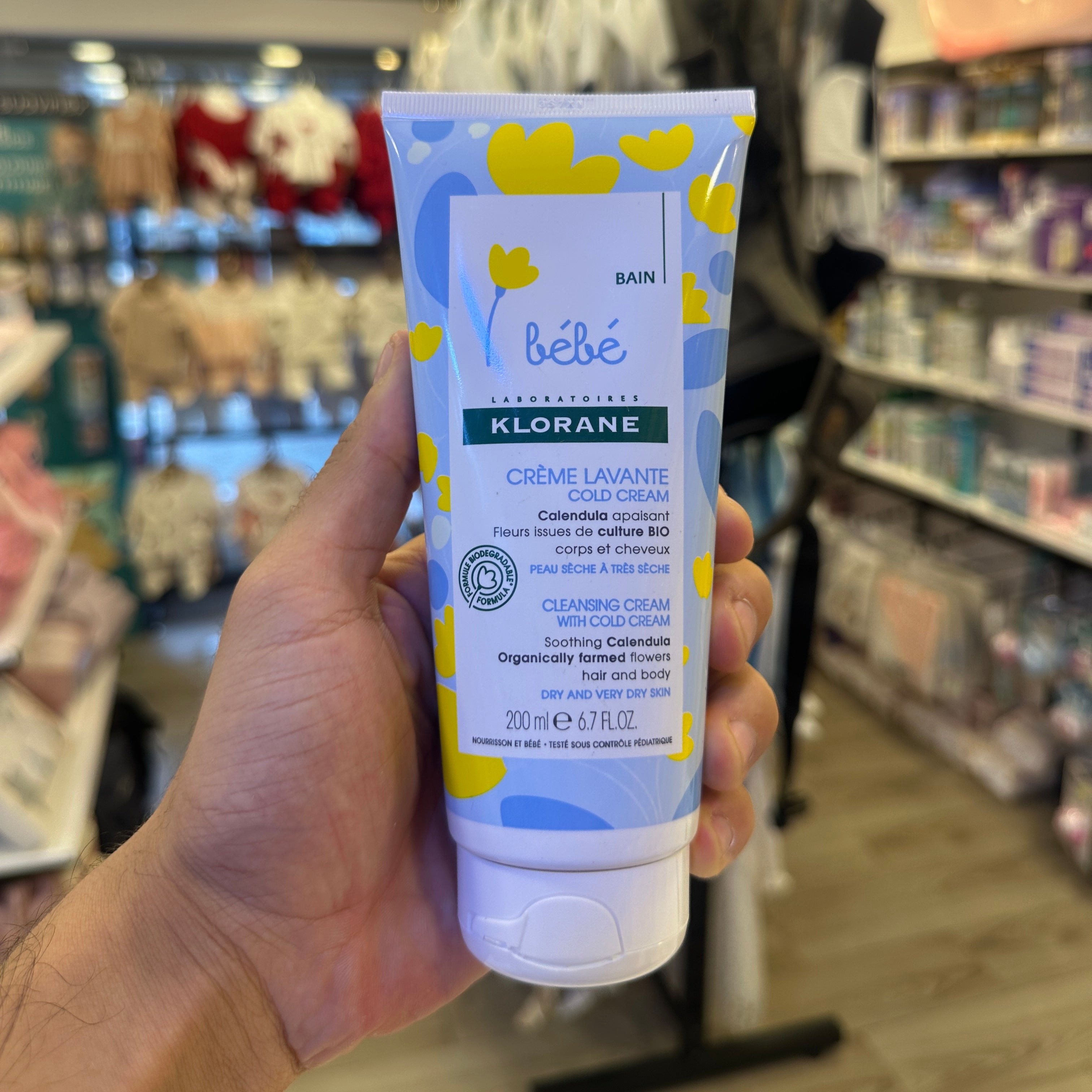 Klorane Bébé Crème Lavante Cold Cream