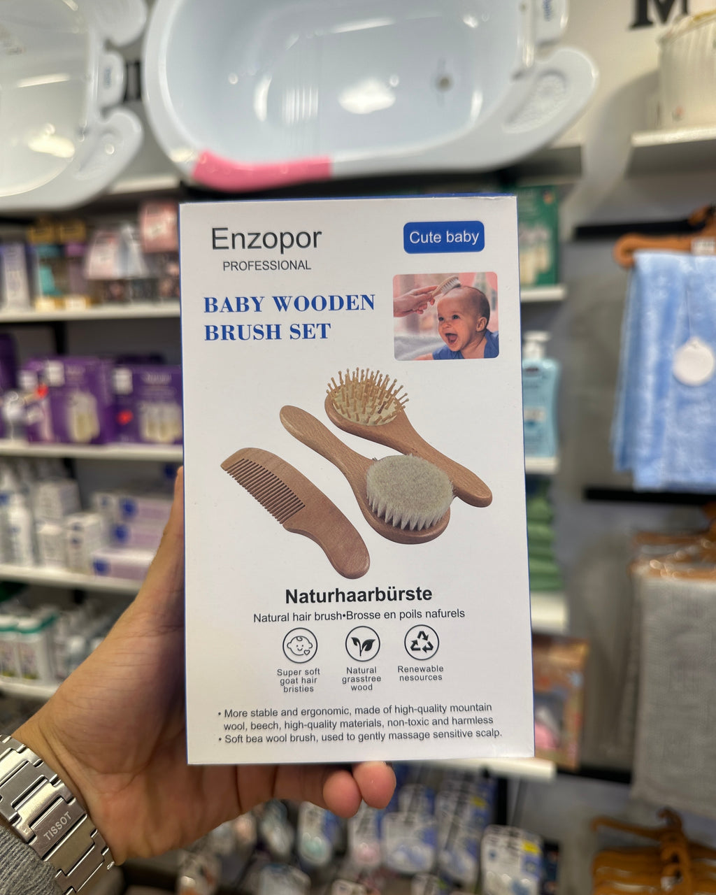 👶 Ensemble de Soin Capillaire Naturel pour Bébé Enzopor