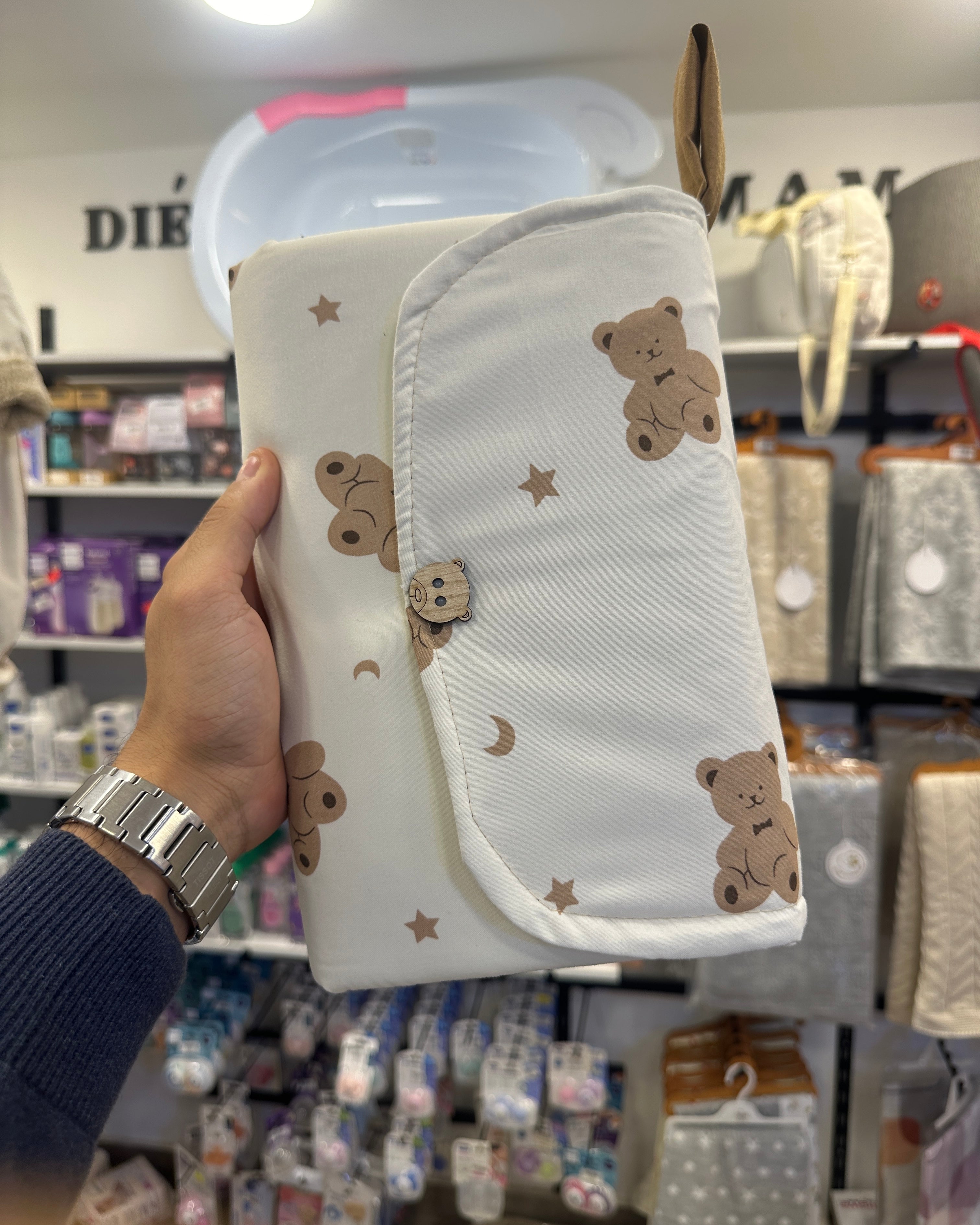 Tapis de change portable "Ourson"