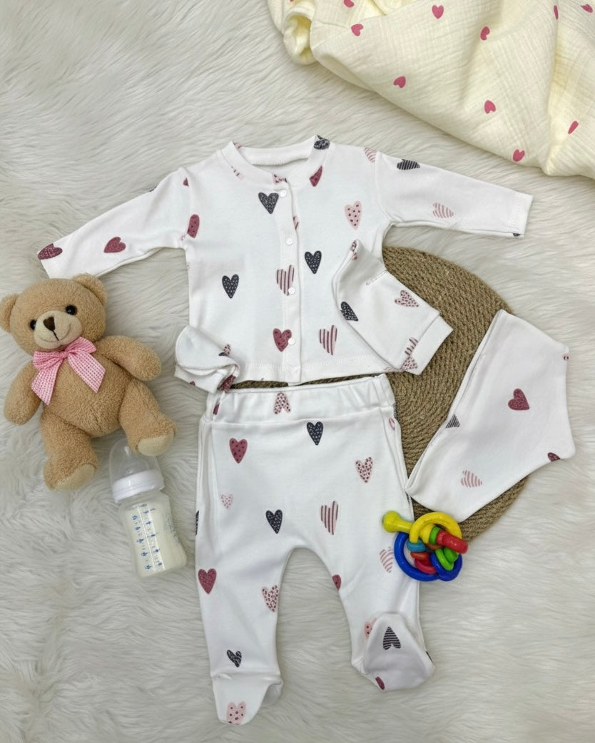 Ensemble Cœurs pour Nouveau-né