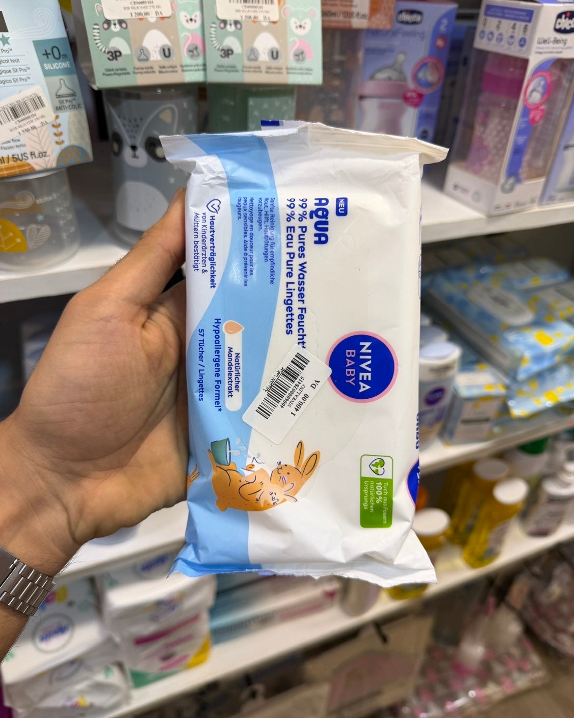 LINGETTES BÉBÉ 99% PURE WATER