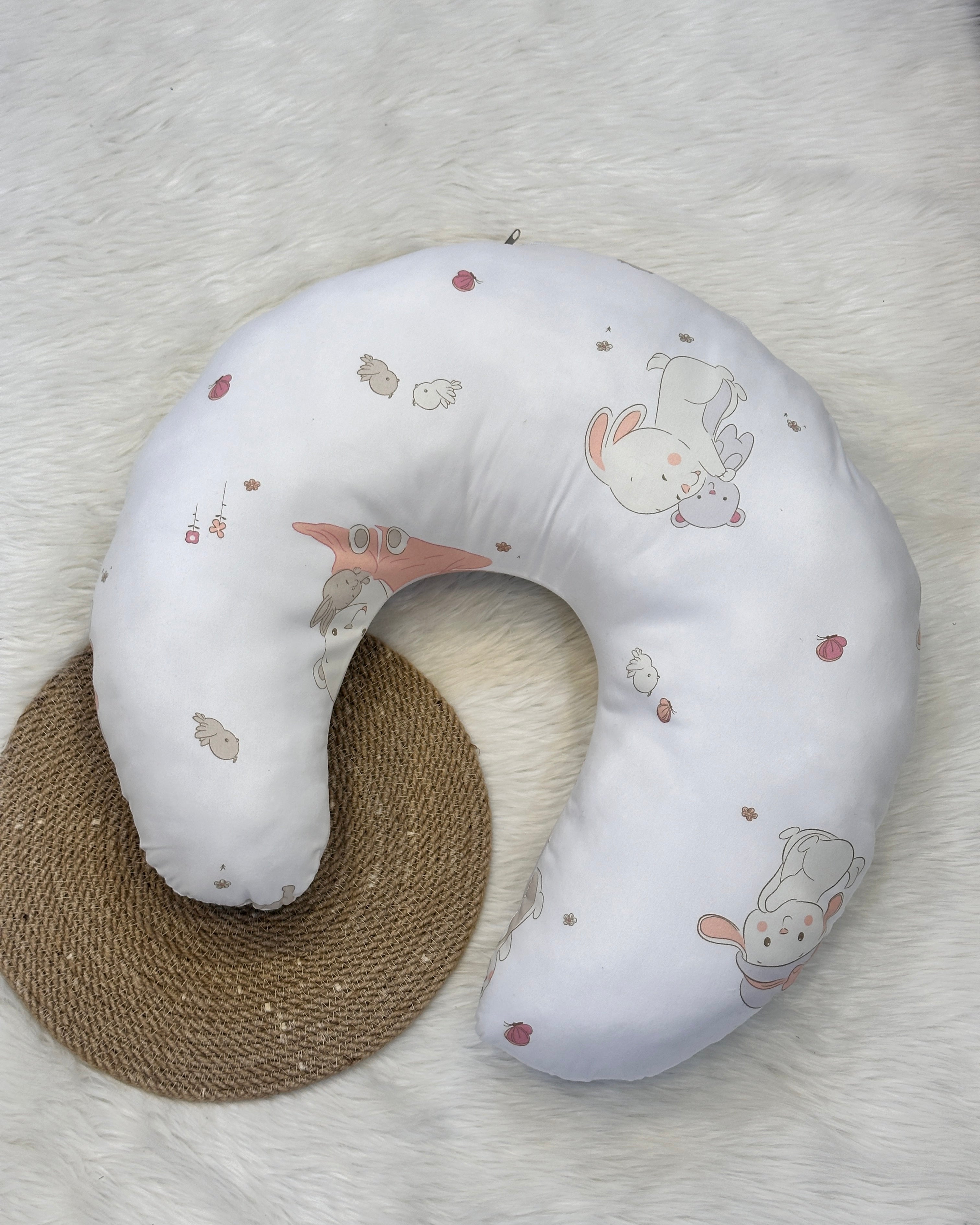 Coussin d'Allaitement 'Lapinou'