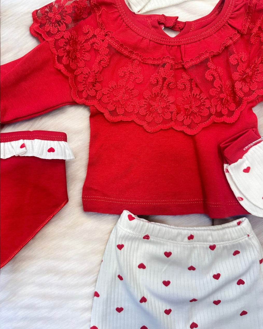 Ensemble 5 Pièces Bébé en Coton 0-3 Mois