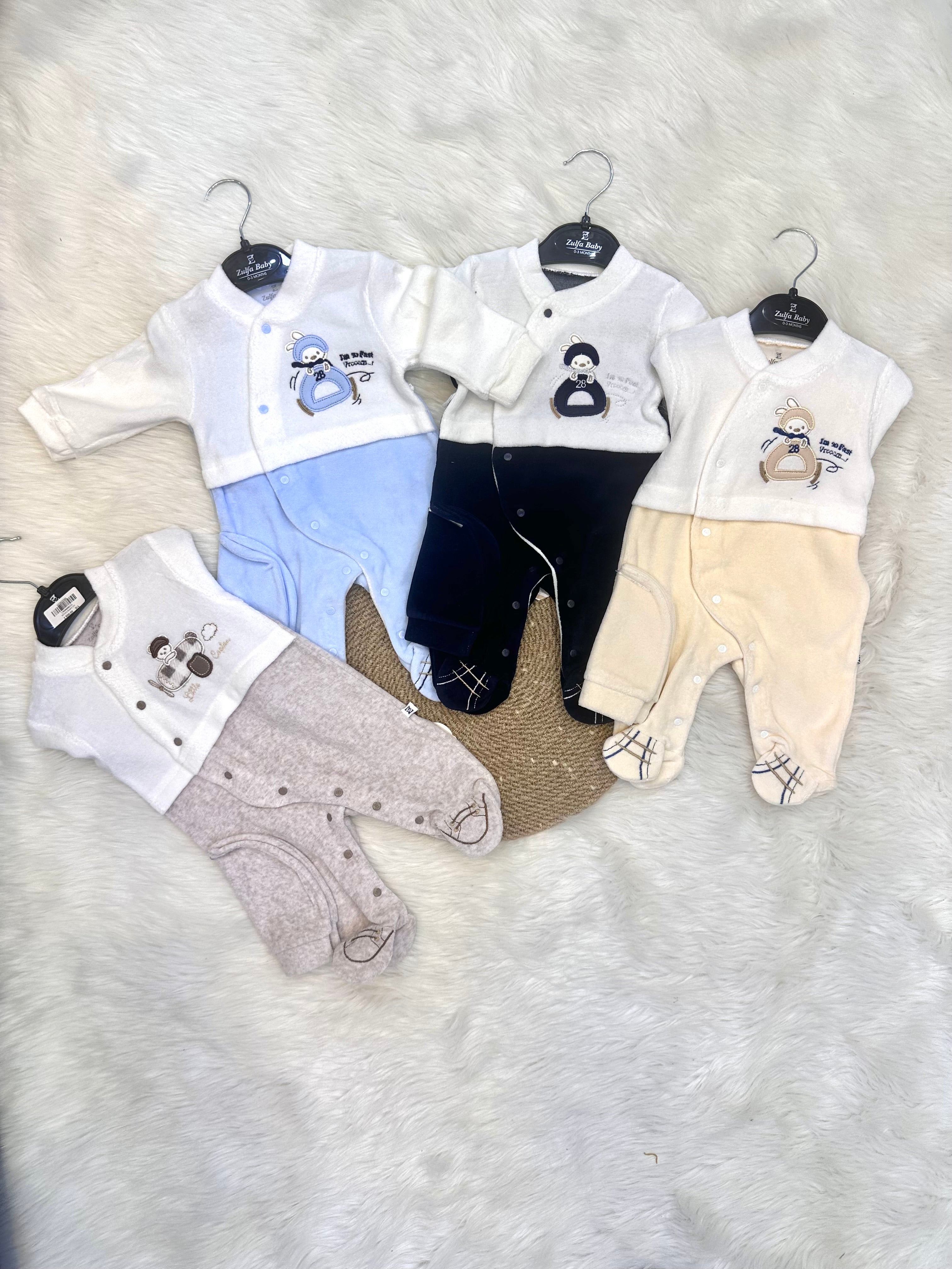 Ensemble Grenouillère Bébé "Petits Oursons"