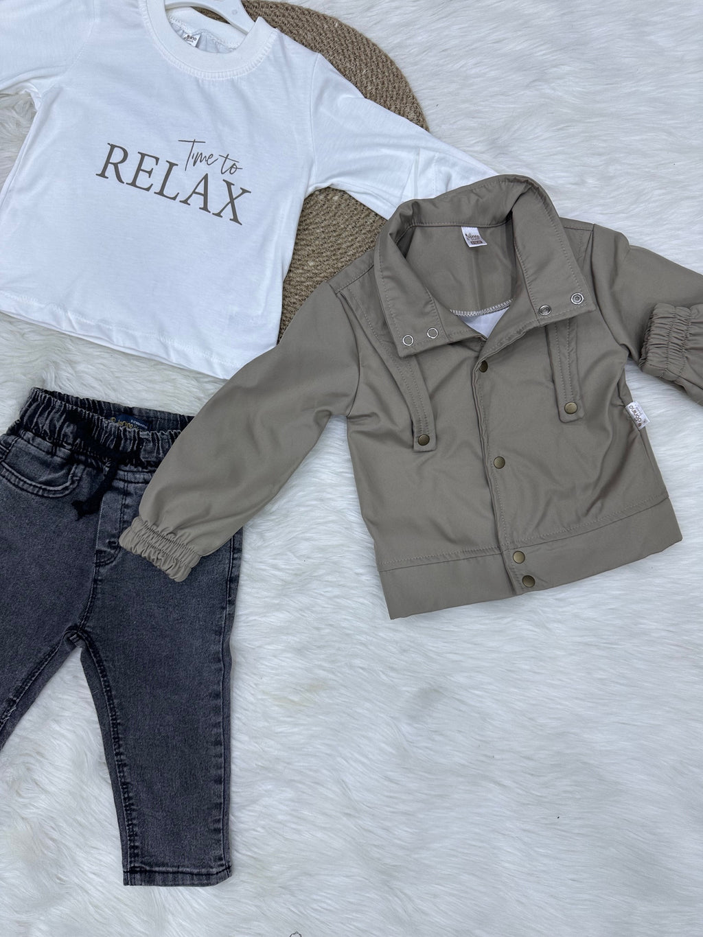 Ensemble 3 Pièces "Urban Relax" – Style Contemporain 12-18 mois